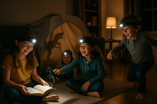 5 Fun Indoor Winter Activities for Kids That Are Even Better with Headlamps