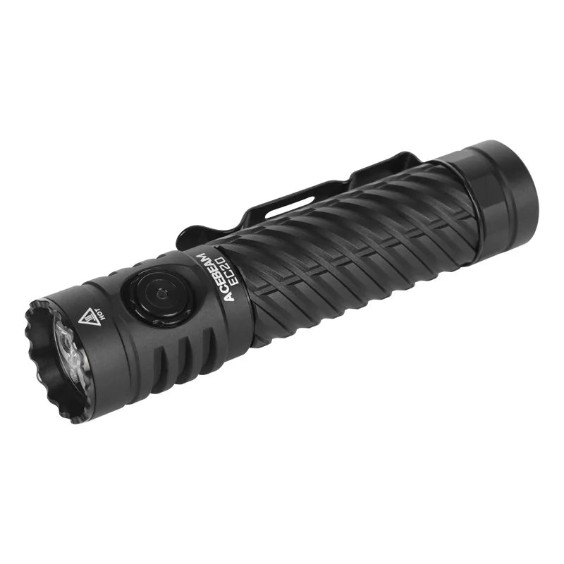 ACEBEAM EC20 new released Led flashlight EDC LUXEON HL4X Leds 2800 lumens 340 meters 18650 battery multi-color auxiliary lights - Lumen X Gear