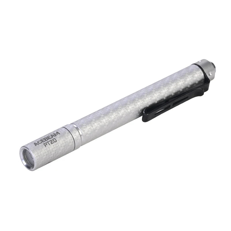 ACEBEAM PT20 penlight compact EDC flashlight 500 lumens 80 meters compatible with 2 AAA batteries 3 brightness level daily torch - Lumen X Gear