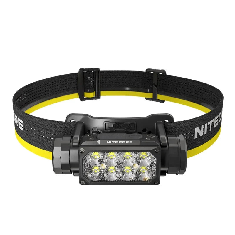 NITECORE HC65 UHE LED Headlamp 2000 Lumen USB-C Rechargeable 8 Core UHE LED Headlight Dual Beam,4000mAh 18650 Li-ion Battery