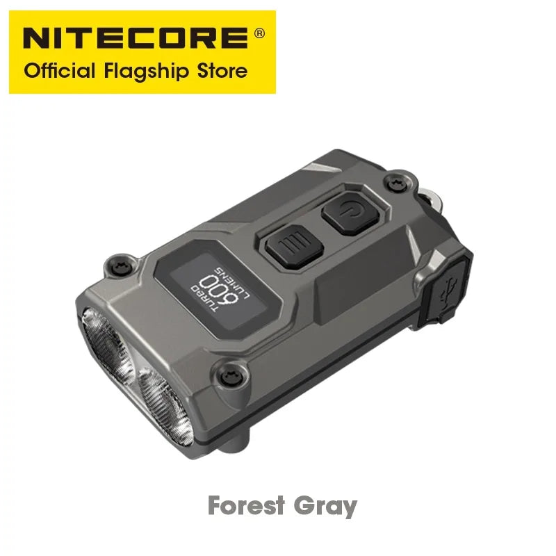 NITECORE TINI3 2025 EDC Keychain Light Mini Multiple Color Temperatures Flashlight USB-C Rechargeable 600 Lumen, Li-ion Battery