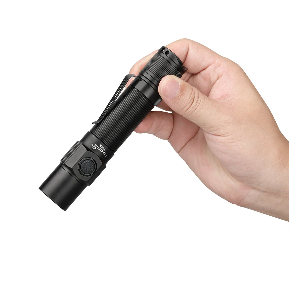 Trustfire T10R Tactical Led Flashlight 1800 Lumen Powerful Type C USB Rechargeable 18650 Torch Lamps High Power Lamp Dual Switch