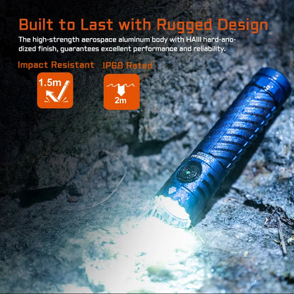 ACEBEAM EC20 new released Led flashlight EDC LUXEON HL4X Leds 2800 lumens 340 meters 18650 battery multi-color auxiliary lights - Lumen X Gear 