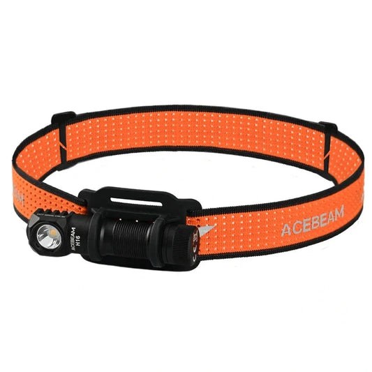 ACEBEAM H16 Super Lightweight Headlamp AA LED Right Angle Light EDC Flashlight, Available in 5000K CRI 90/6500K 1000 lumens - Lumen X Gear 