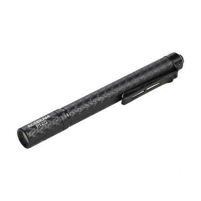 ACEBEAM PT20 penlight compact EDC flashlight 500 lumens 80 meters compatible with 2 AAA batteries 3 brightness level daily torch - Lumen X Gear 