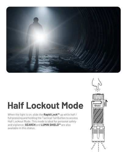 NITECORE EDC35 Tactical Flashlight EDC USB-C Rechargeable Search Torch Light 5000 Lumens UHi 40, 6000mAh 21700 Li-ion Battery - Lumen X Gear 