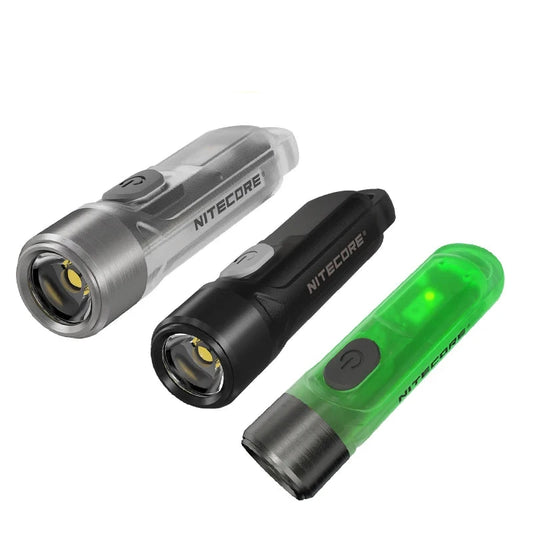 NITECORE TIKI Multi-Light Source USB-C Charge Portable EDC Camping Flashlight APC UV Mini Keychain Light Warning Signal Flashing - Lumen X Gear 