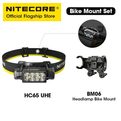 NITECORE HC65 UHE LED Headlamp 2000 Lumen USB-C Rechargeable 8 Core UHE LED Headlight Dual Beam,4000mAh 18650 Li-ion Battery